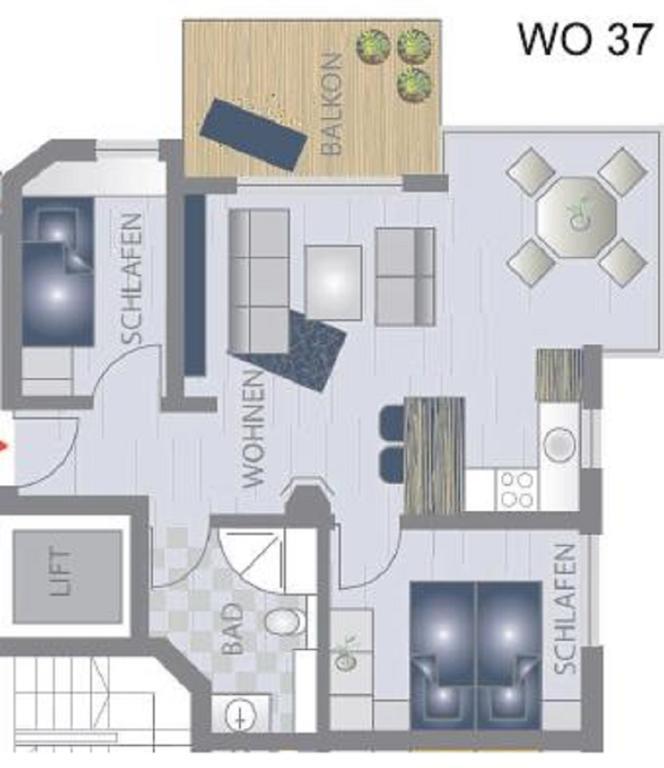 Apartment Seestern โกรสเซนโบรเดอ ภายนอก รูปภาพ